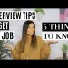 Interview Tips to Get the Job | 5 Things You Need to Ace the Interview