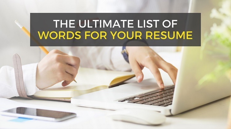power words for resume - key words and verbs to use