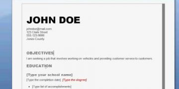 How to Write a Good Resume