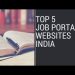 Top 5 Job Portal in India