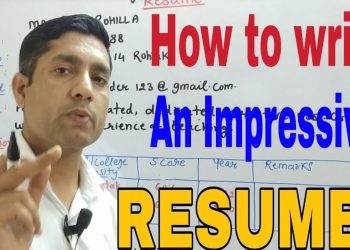 How to Write a RESUME ? Resume Writing || Resume for Teachers