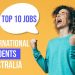 Top 10 jobs for international students in Australia