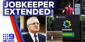 Coronavirus: JobKeeper and JobSeeker programs extended | 9 News Australia