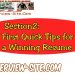 Resume Tips: Quick Resume Writing Tips and Advice