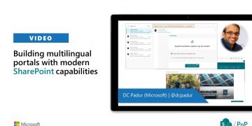 Building multilingual portals with modern SharePoint capabilities