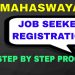 MAHASWAYAM JOB SEEKER ONLINE REGISTRATION