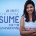 Professional Resume Writing (English)- Keywords, Resume Building Tips, Power Resume