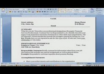 Resume Writing Tips : About Financial Planner Resumes