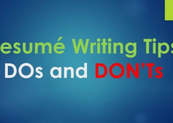 Professional resume writing tips – Dos and Don'ts – Career Development