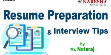 Resume Preparation and Interview Tips Session-2 | by Mr. Nataraj