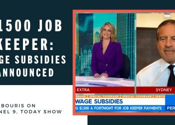 JOB KEEPER AND JOB SEEKER WAGE SUBSIDIES: Mark Bouris on Today Extra