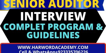 Senior Auditor (BPS-16) Interview Preparation Complete Course Program & Guidelines- (for Batch-2)