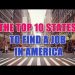 The top 10 states to find a job in America