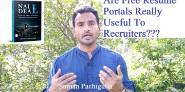 Suman, Is There Any Other Free Resume Portals? Listen To The Talk | Suman Pachigulla