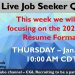 Job Seeker Live Q&A Event 01/21/2021