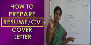 HOW TO WRITE RESUME/CV COVER LETTER