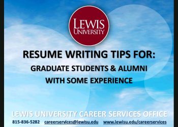 Resume Writing Tips – Graduate Students and Alumni