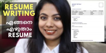 How to write a resume for Fresher I Bonus tip at end I Malayalam Vlog