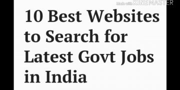 Top 10 Best Websites to Search Latest Goverment Jobs in India.