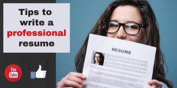 How to write a professional resume | Resume writing tips 2020 | How to write a CV | Lokesh Mangala