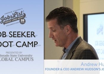 Andrew Hudson's Job Seeker Boot Camp