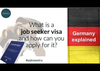 How to apply for a German job seeker visa #askmeetra