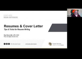 Resume Writing Strategies | CU Boulder