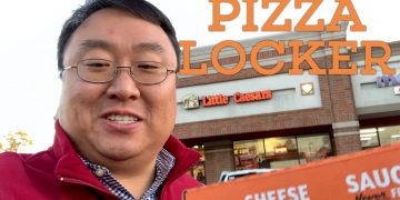 Using the Little Caesars Pizza Portal Pickup Lockers for Online Pizza Orders
