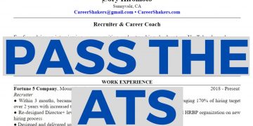 Tips to get through the Applicant Tracking System (ATS) – Writing a resume to beat the ATS