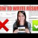 How to write a Resume For Freshers & Experienced | Resume Writing For work from home jobs |cv Tips