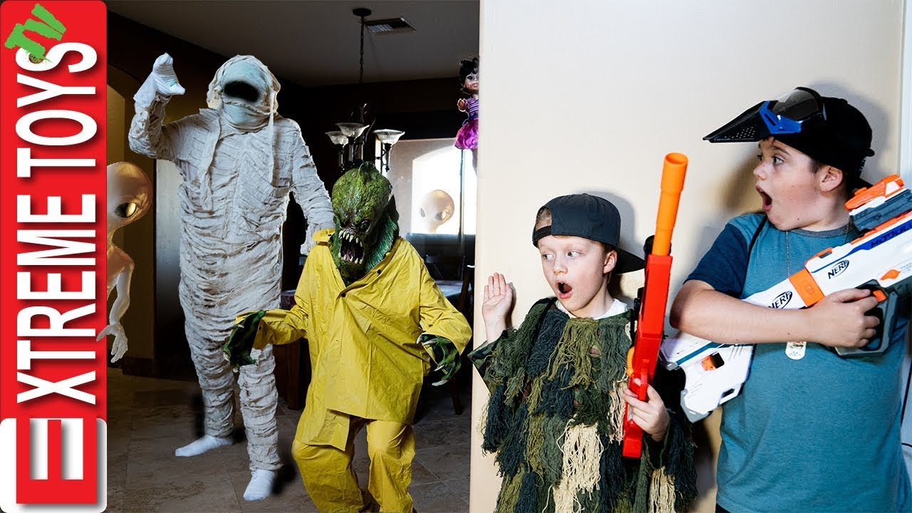 Monster Battle Royale! Sneak Attack Squad Vs Halloween! WorkDO