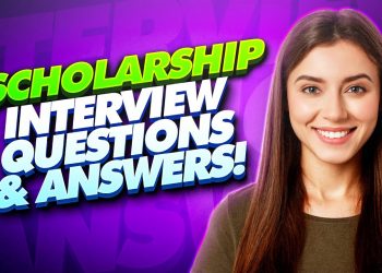 SCHOLARSHIP Interview Questions And Answers! (How to prepare for a Scholarship Interview!)