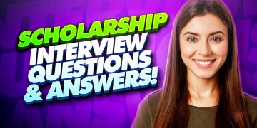 SCHOLARSHIP Interview Questions And Answers! (How to prepare for a Scholarship Interview!)