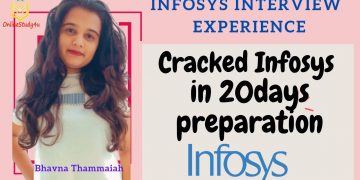 Infosys Interview Experience | Cracked Infosys in 20days preparation |Complete Journey