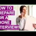 How To Prepare For A PHONE INTERVIEW (Phone Interview Questions & Answers!)