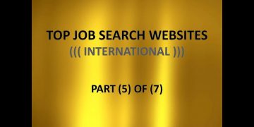 TOP JOB WEBSITES – INTERNATIONAL (PART-5) OF (PART-7):