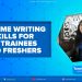 Resume Writing Skills for CS Trainees and CS Freshers