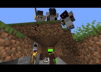 Minecraft Speedrunner VS 3 Hunters