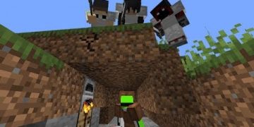 Minecraft Speedrunner VS 3 Hunters