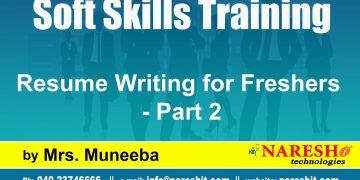 Resume Writing for Freshers – Part 2 | Soft Skills Training