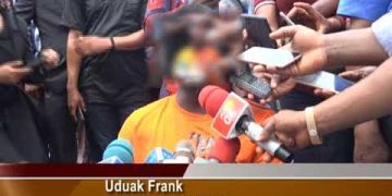 POLICE PARADES KILLER OF JOB SEEKER