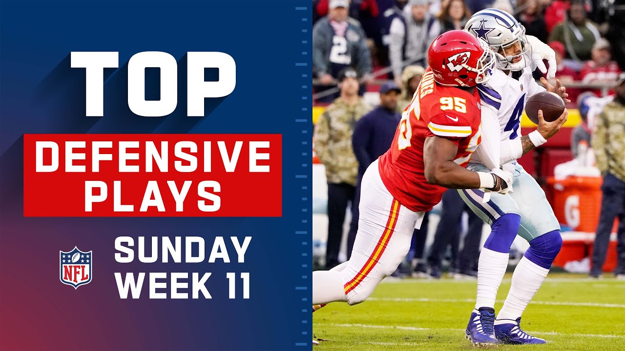 Top Defensive Plays of Sunday Week 11 | NFL 2021 Highlights