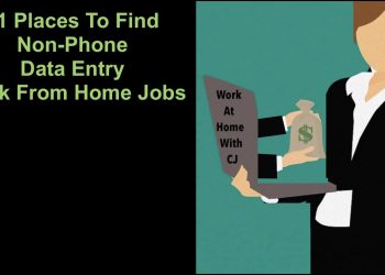 Places to find Non-Phone Data Entry Work From Home Jobs