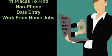 Places to find Non-Phone Data Entry Work From Home Jobs