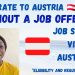 MIGRATE TO AUSTRIA IN 2022 WITH JOB SEEKER VISA &  NO JOB OFFER| DOCUMENTS, ELIGIBILITY & PROCESS