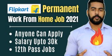 Direct Flipkart Jobs for Students | Salary Upto 30k | Permanent Work From Home Job | 12th Pass Jobs