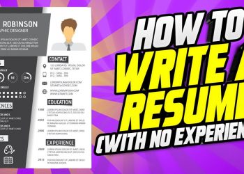 HOW TO WRITE a RESUME with NO EXPERIENCE! (DOWNLOAD The 5-minute RESUME template!)