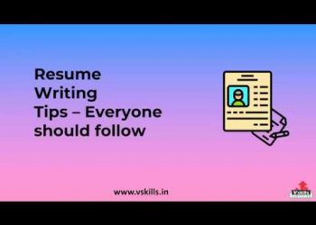 Resume writing tips that one must follow | vskills.in