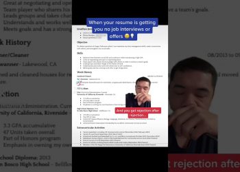 When your resume gets you no job interviews nor offers, do this #SHORTS