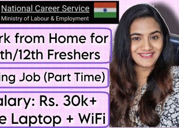 Permanent Work From Home Part time/ Full Time Job for 10th/12th Pass Freshers